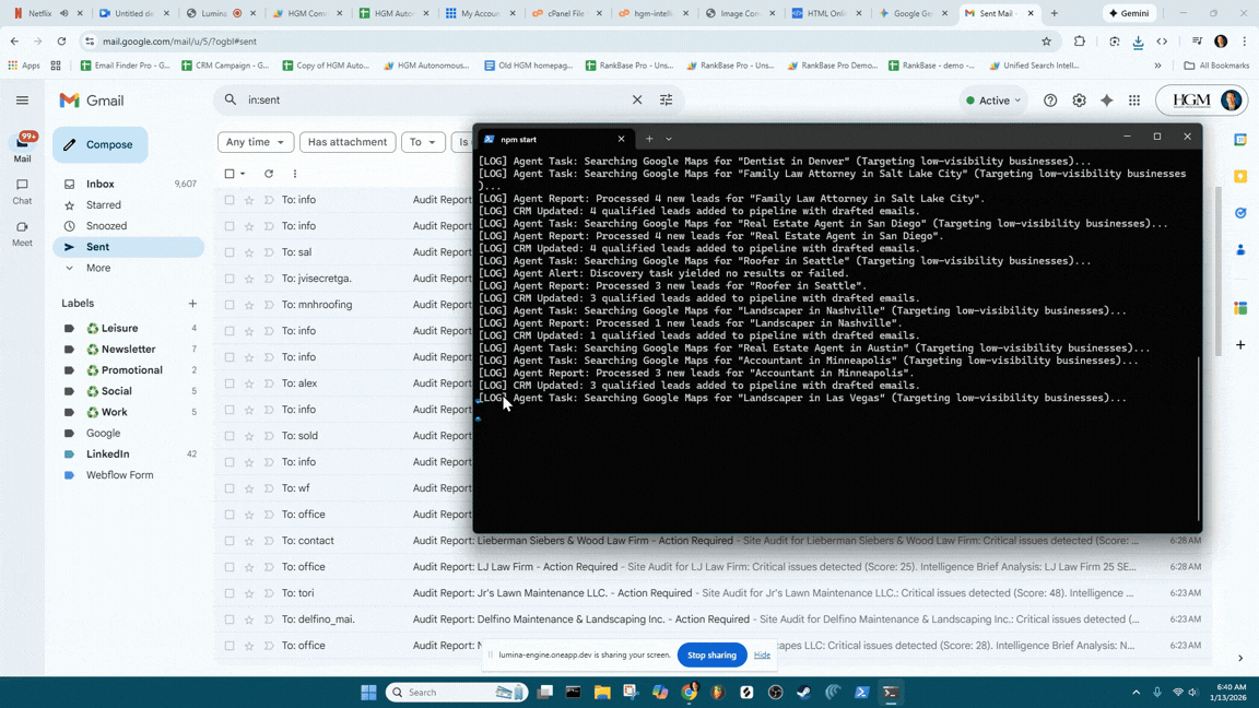 HGM CRM Autonomous Agent Demo