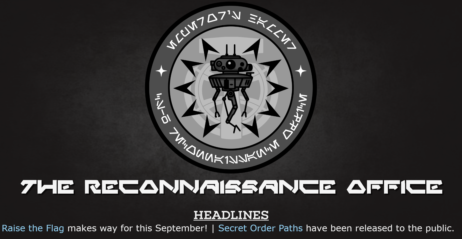 Reconnaissance Office Banner