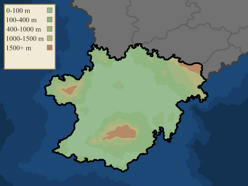 Terrain map