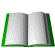 a book flipping its pages gently