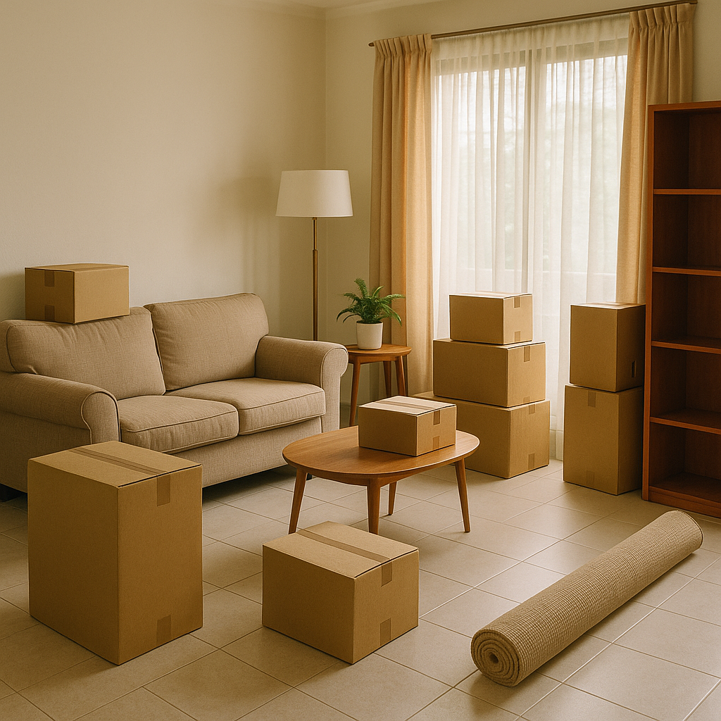 Household shifting service – packed home boxes