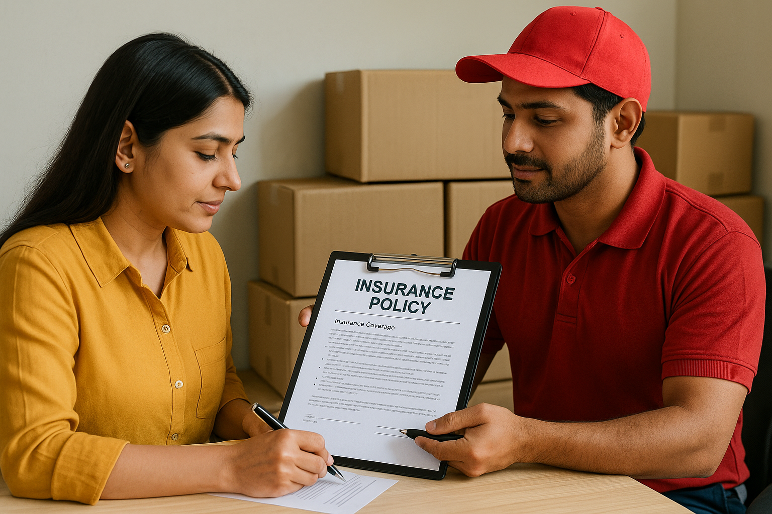 Insurance Services – comprehensive coverage for goods in transit