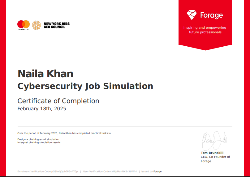 Mastercard Certificate