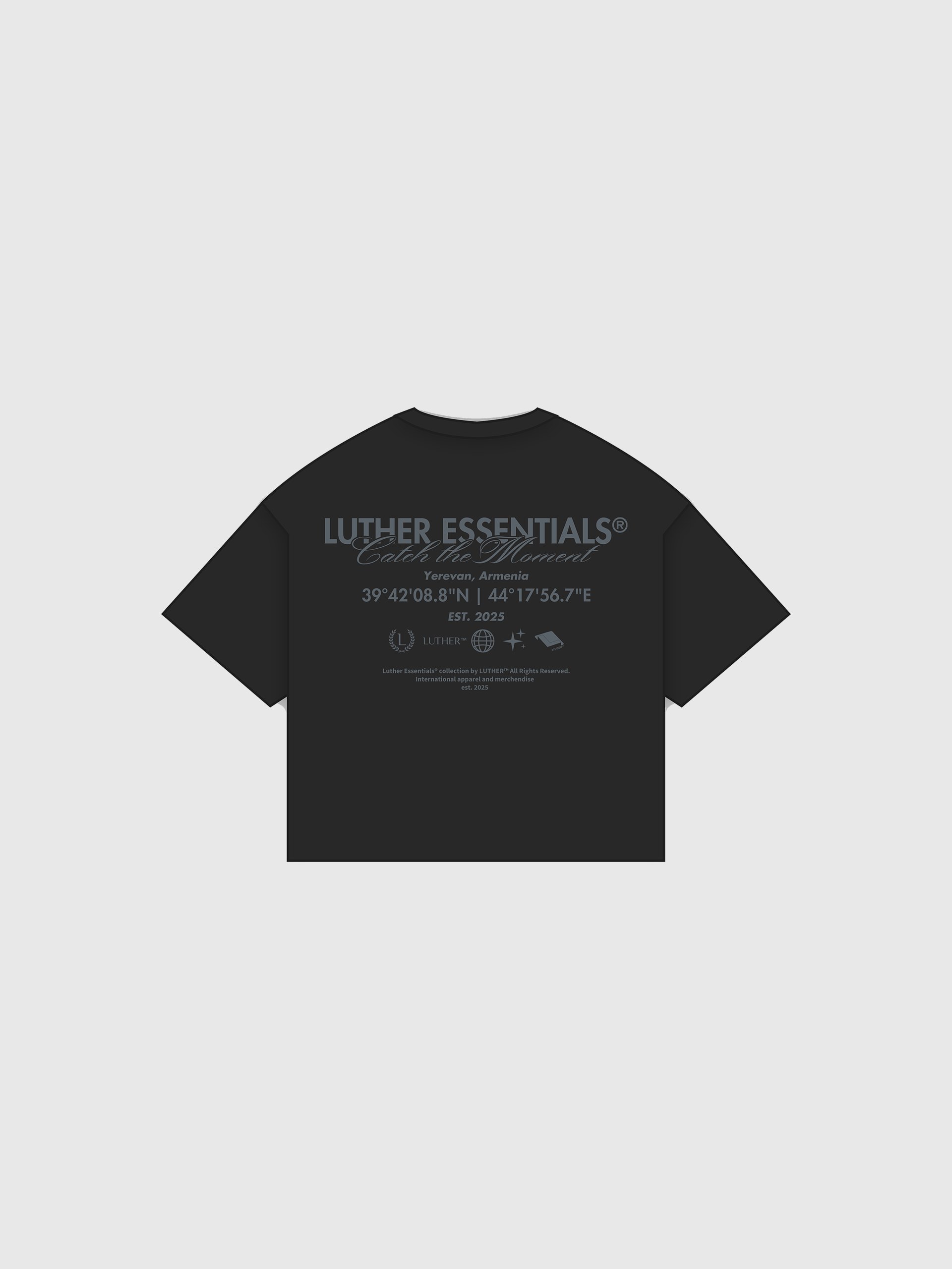 Onyx Black Tee Back