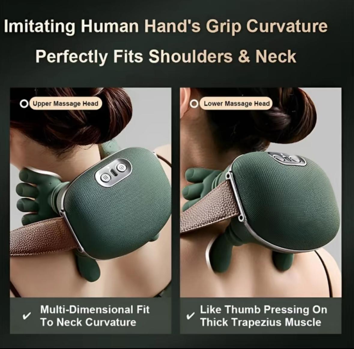 Hand heating massage