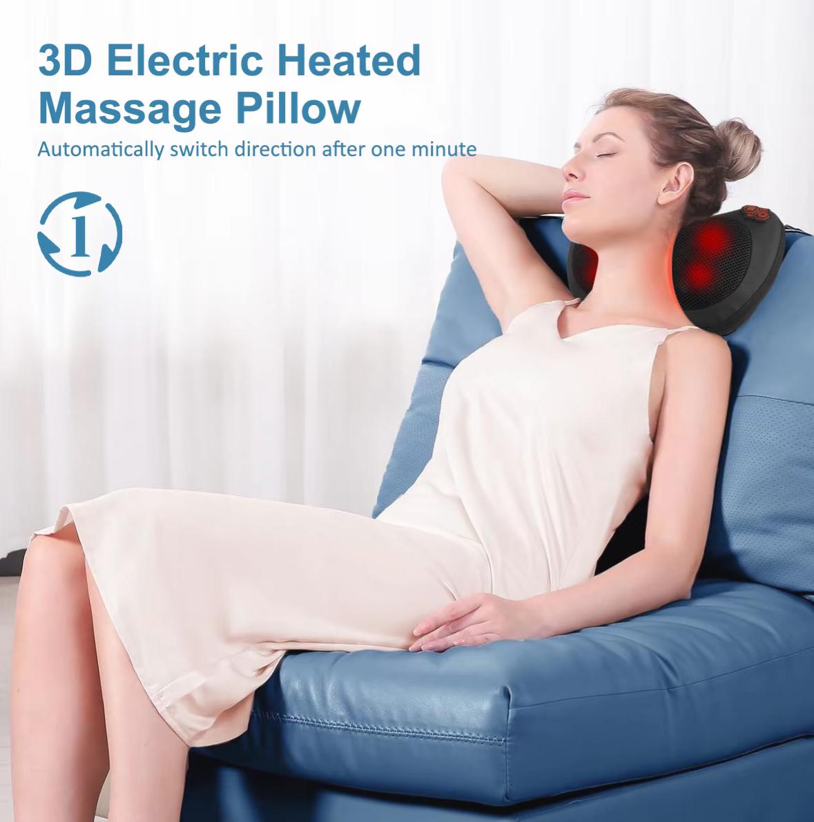 Neck & Back Massager Pillow Side View