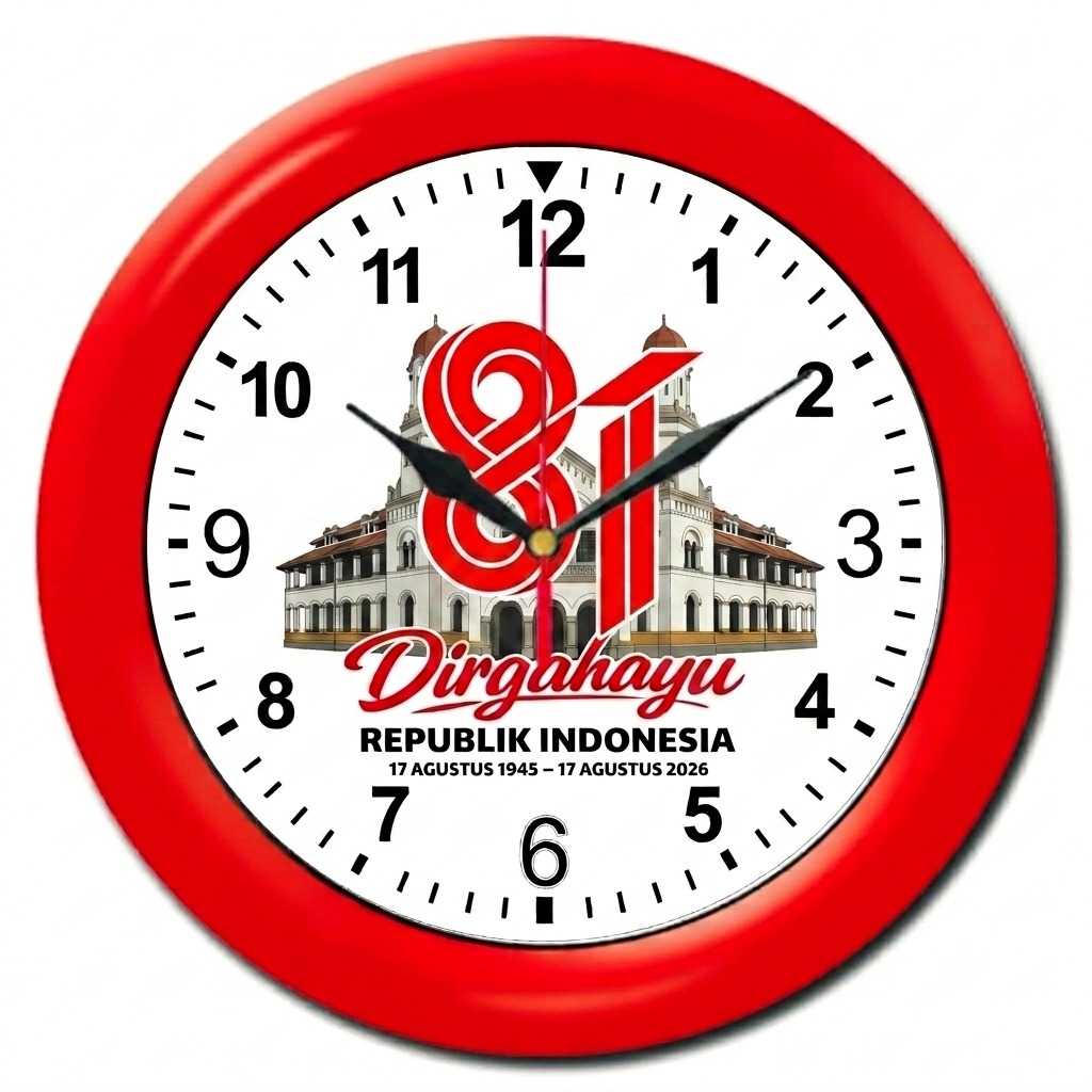 Jam dinding Gedung Merdeka Heritage