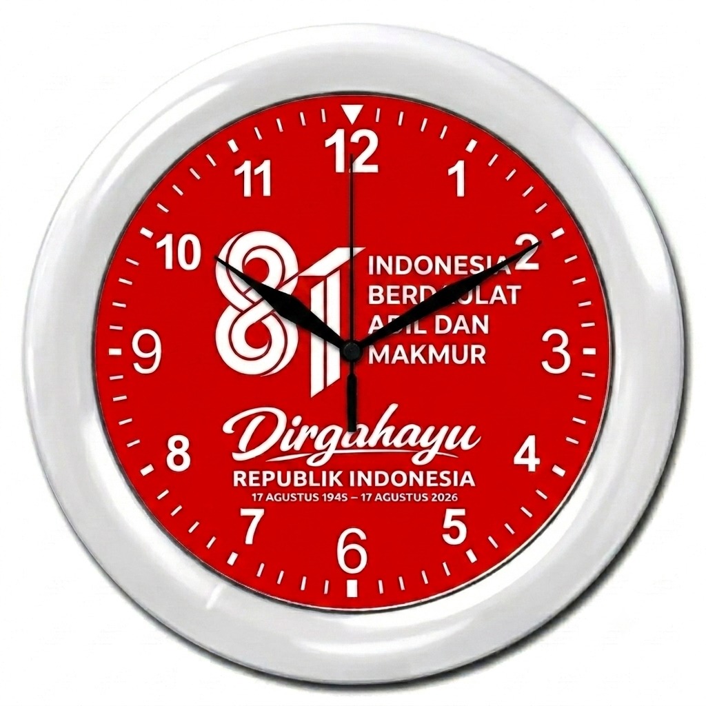 Jam Merah Putih Premium