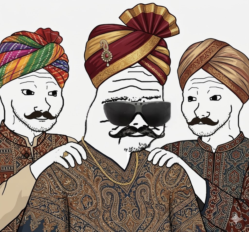 Indian Unc Meme Frame