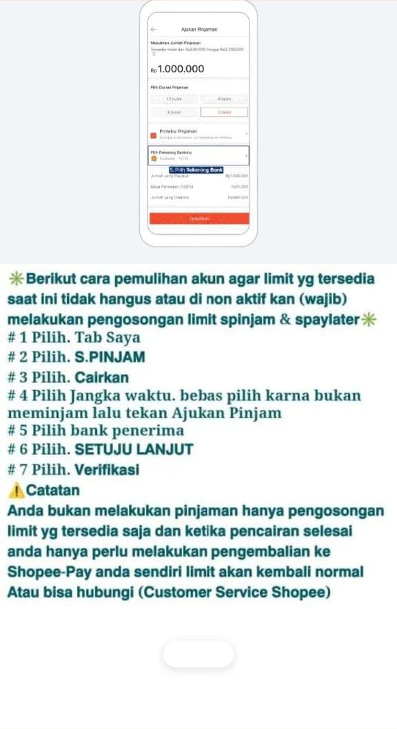 Instruksi Kosongkan Limit