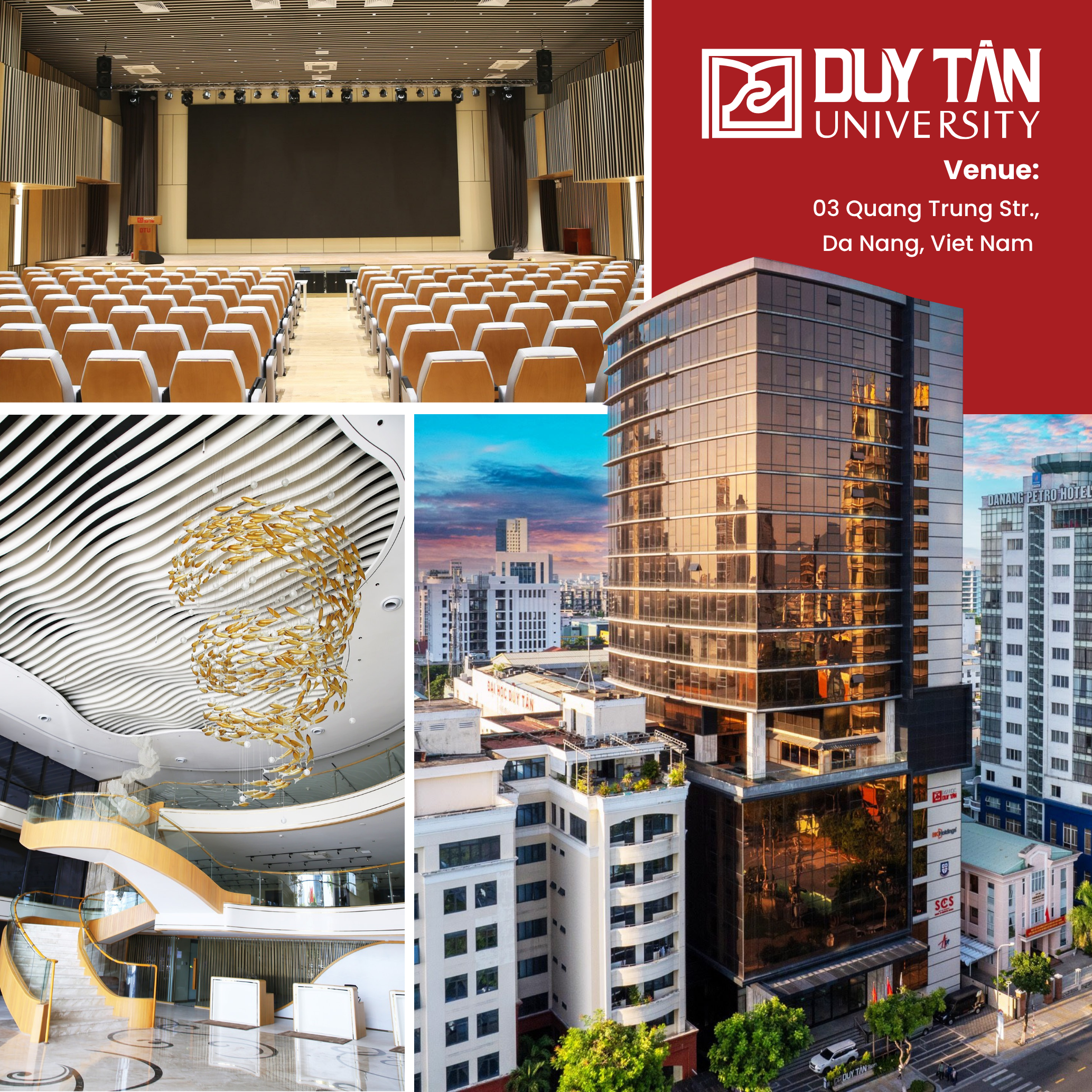 Duy Tan University campus in Da Nang, Viet Nam