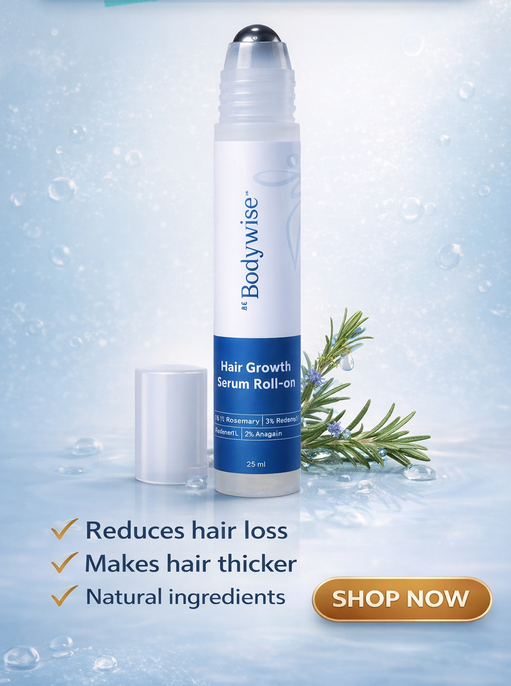 Bodywise Hair Growth Serum Roll-On