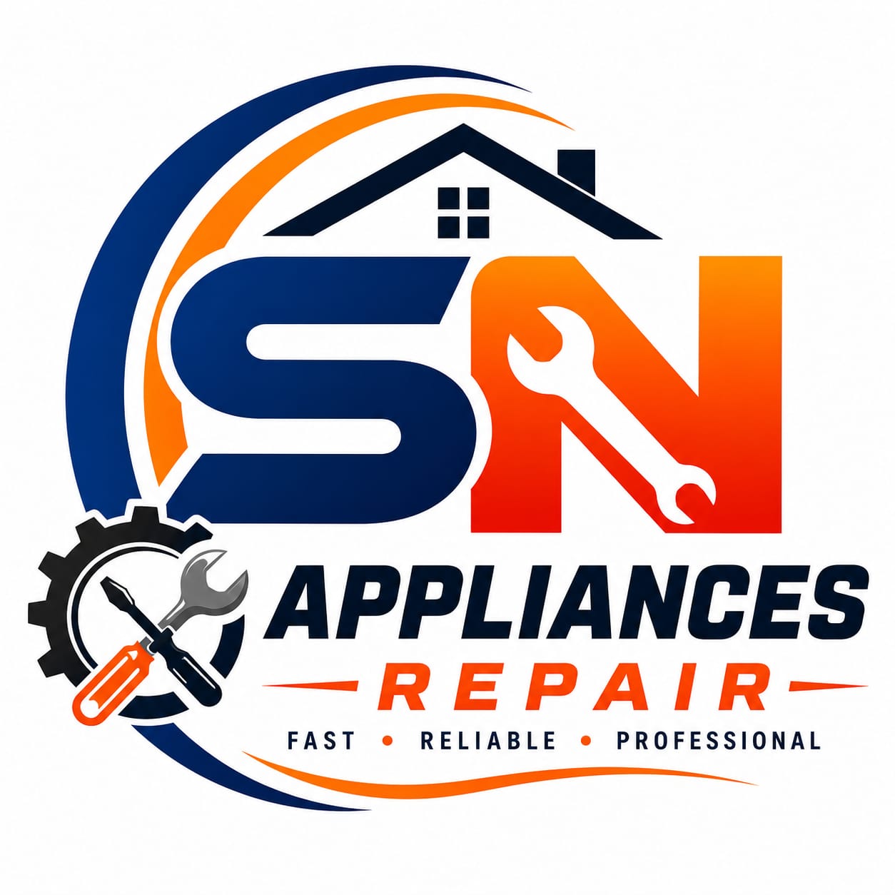SN Appliances Repair Logo