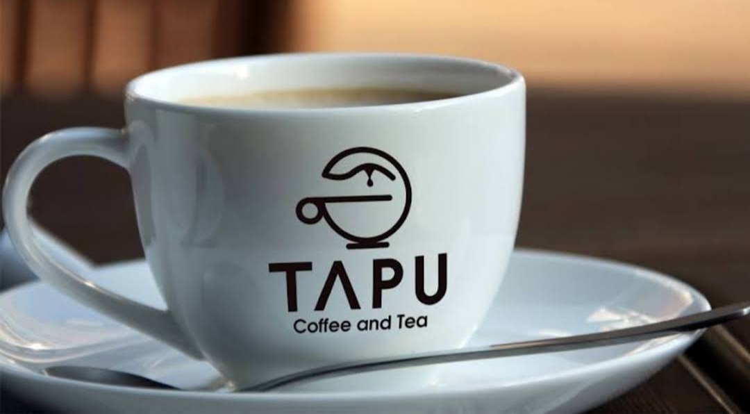 Tapu branded coffee cup