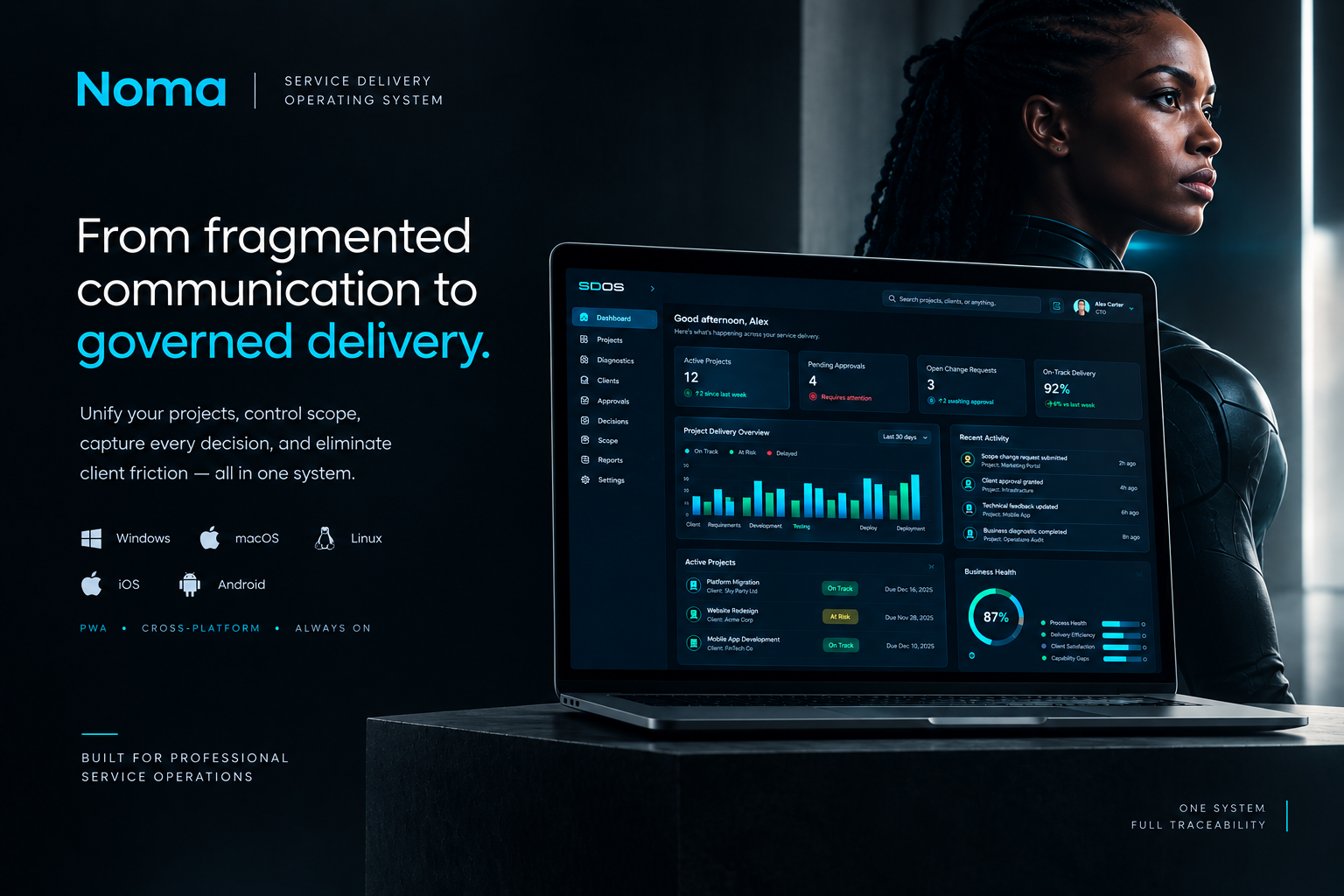 Noma OS interface preview