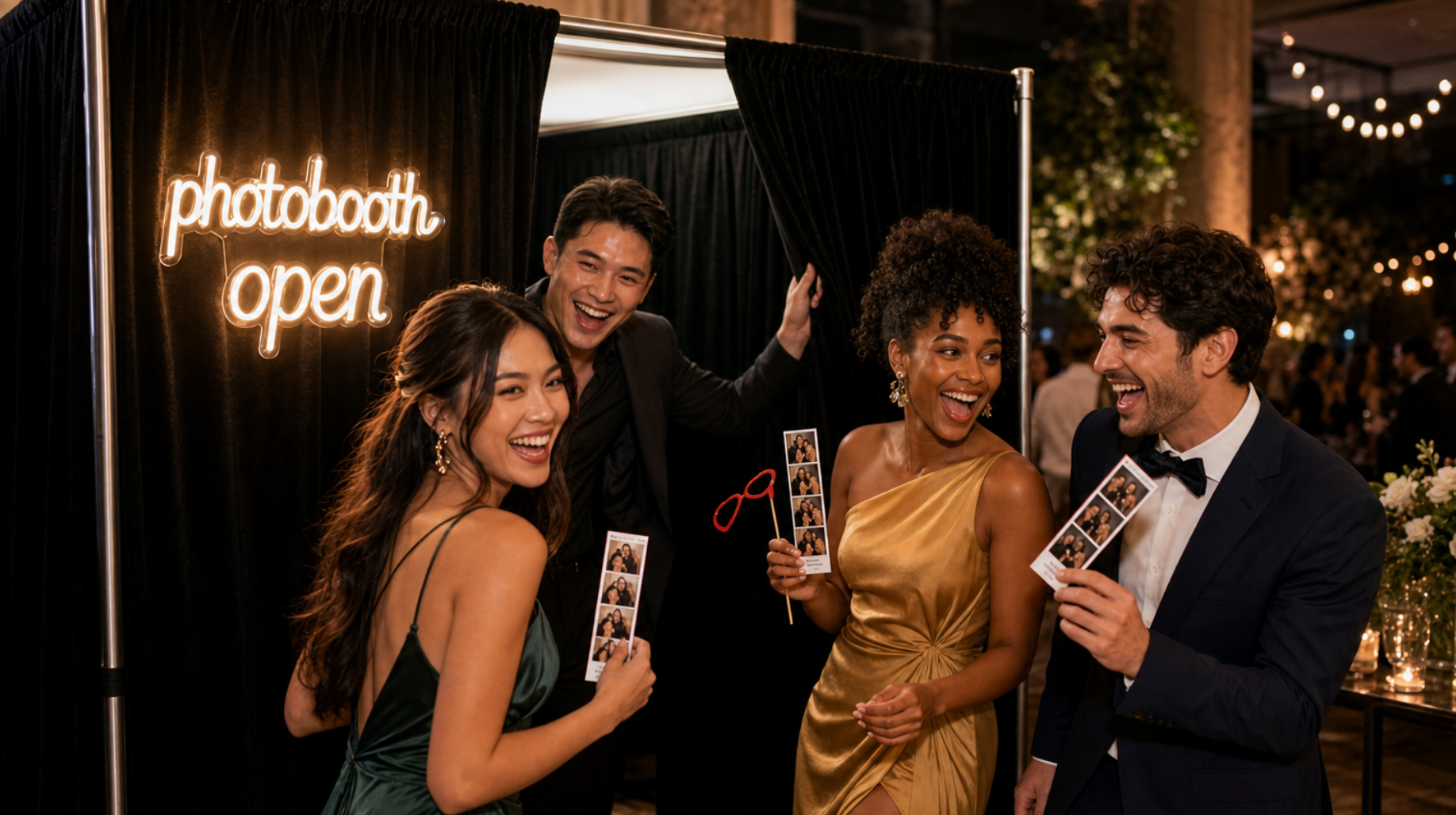 Photo booth print layout