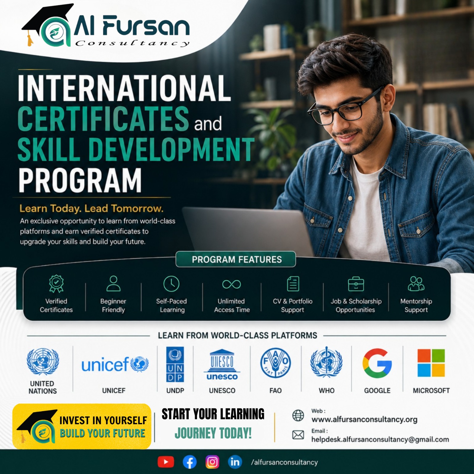 International Certificate and Skill Development Program Poster