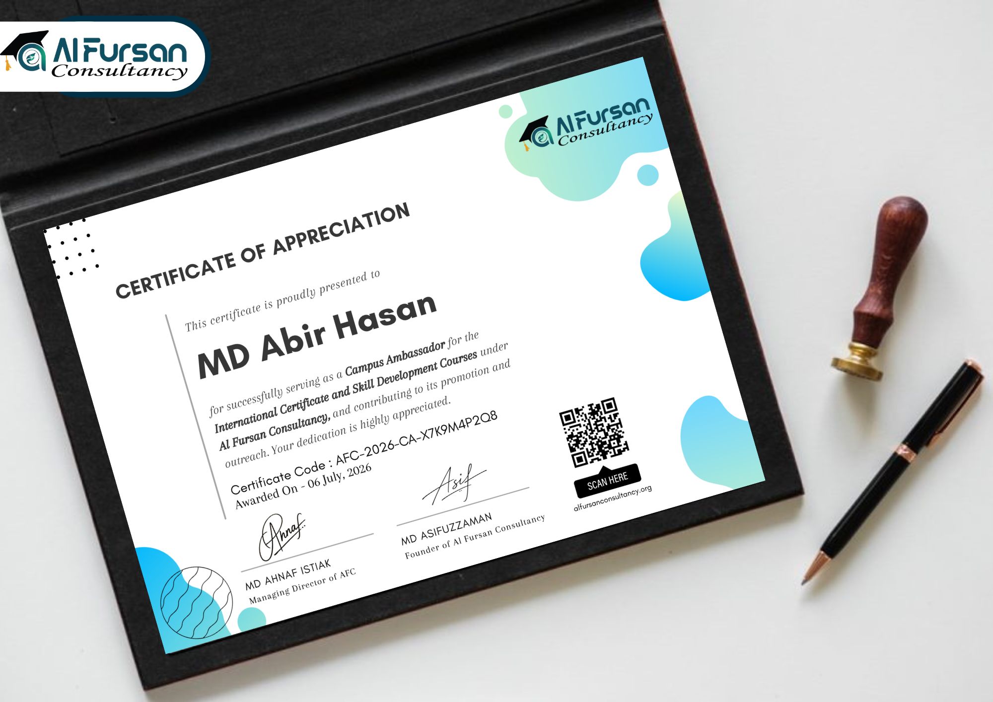 Campus Ambassador Certificate